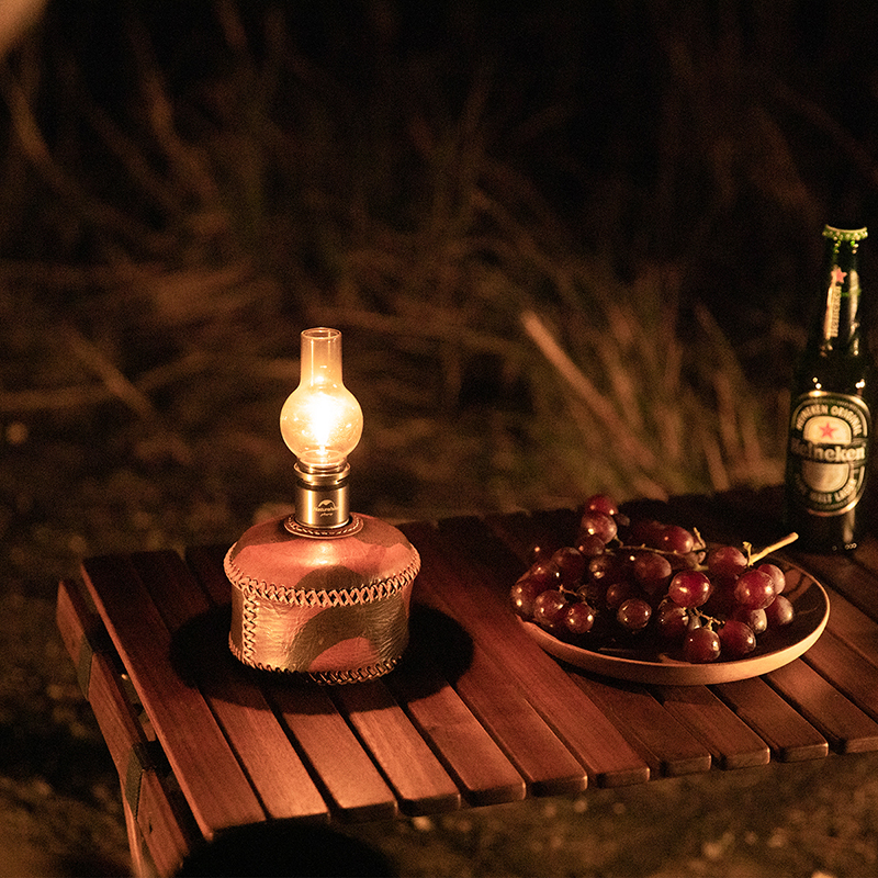 Naturehike plynová kartušová lampička 80g - šedá